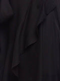 Ruffled Wrap Skirt with Tie Belts