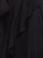 Ruffled Wrap Skirt with Tie Belts