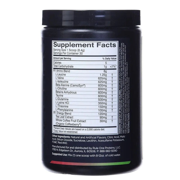 Rule 1 pre amino