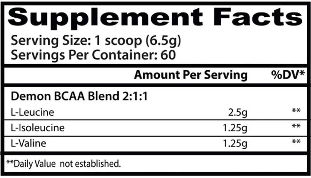 Insanelabs demon BCAA
