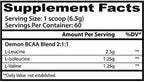 Insanelabs demon BCAA