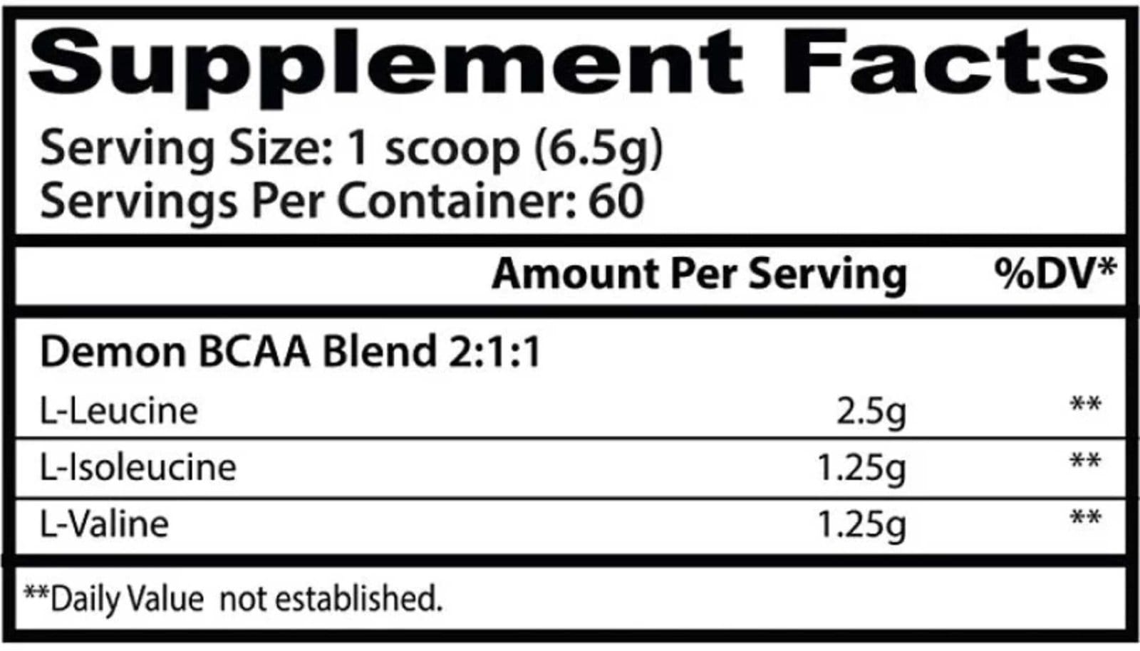 Insanelabs demon BCAA